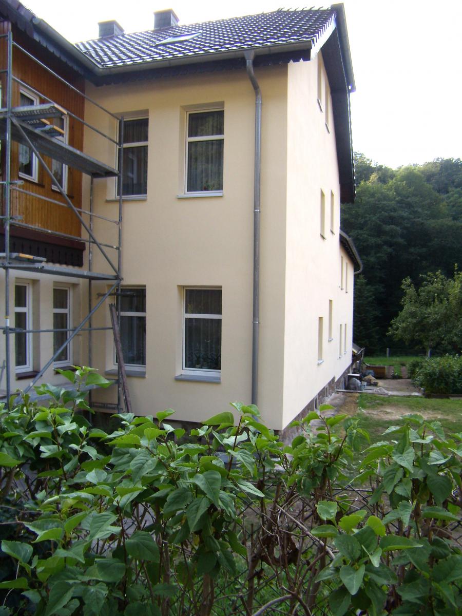 Fassadensanierung - Wärmedämmung, Mehrfamilienhaus 